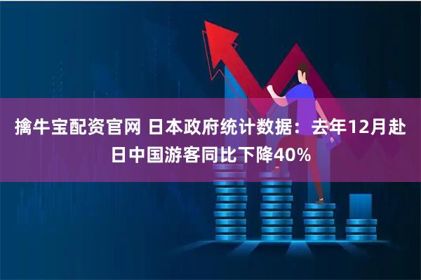 擒牛宝配资官网 日本政府统计数据：去年12月赴日中国游客同比下降40%